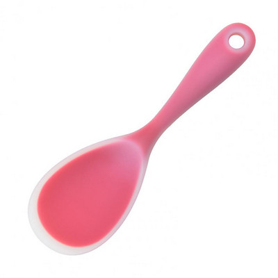 Szilikon rizskanál hőálló rizslapát Szilikon serpenyő sütőkanál hosszú nyelű rizskanál konyhai szerszám szilikon colher de