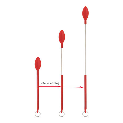 3 az 1-ben szilikon mini spatulák, kihúzható slicker-kanál kozmetikai flakon lekvár kaparó krém torta spatula konyhai sütési kellékek