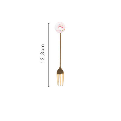 1 gab. Nerūsējošā tērauda Mikija virtuļa karote, dakšiņa kūka, kafija deserts, tēja, saldējums, maisīšanas karotes, konfektes, jauka karikatūra tējkarote