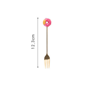 1 gab. Nerūsējošā tērauda Mikija virtuļa karote, dakšiņa kūka, kafija deserts, tēja, saldējums, maisīšanas karotes, konfektes, jauka karikatūra tējkarote