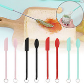 2tk komplekt 3-ühes Mini silikoonist teleskooplabidas laiendatav meik Kaasaskantav köök küpsetuskaste Kulp spaatliga leib Uus
