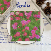 20gab/maisiņš margrietiņas ziedi dekupāžas papīra salvetes Eleganti ziedu papīra salvetes ballīšu galda piederumiem kāzu Ziemassvētku piederumi