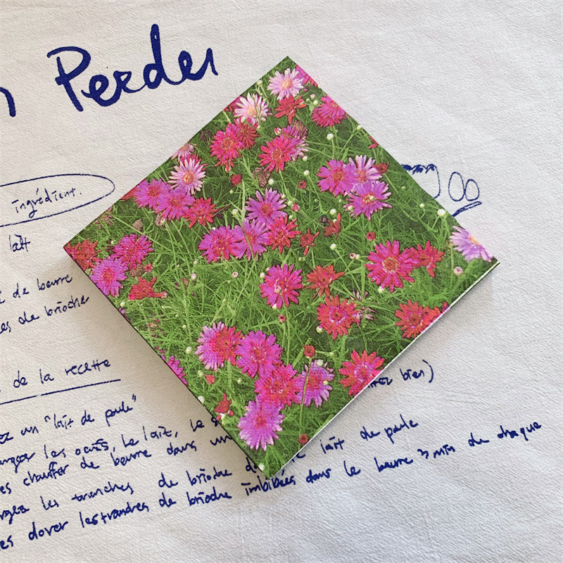 20gab/maisiņš margrietiņas ziedi dekupāžas papīra salvetes Eleganti ziedu papīra salvetes ballīšu galda piederumiem kāzu Ziemassvētku piederumi