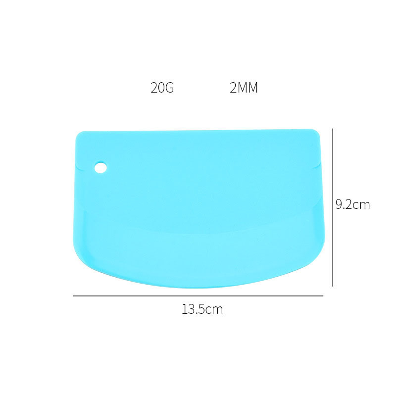 Fondant tešlos pjaustytuvas plastikinis pyragas kremas Mentele tešlos sviestas tešlos gremžtukas Kepimas kepimui Pjovimo įrankiai Virtuvės prietaisai