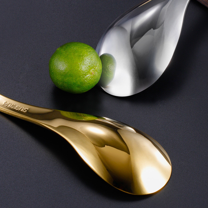 Kalasaba kujuga käepidemega supilusikas lauanõud roostevabast terasest kulp, mittekleepuvad söögiriistad Koduköök Toiduvalmistamise serveerimisnõud