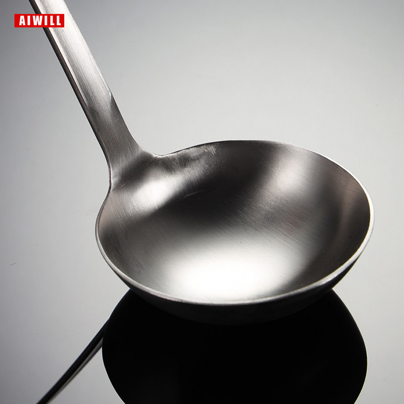 AIWILL 304 rozsdamentes acél kanál/lyukas kanál/sütő spatula kiváló minőségű hot pot étterem konyhai eszközök és háztartási