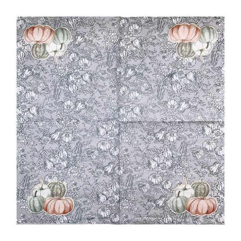 20gab/iepakojumā Pateicības dienas dekupāžas papīra salvetes Gathen ķirbju papīra salvetes ballīšu dekorēšanai Galda dekoru piederumi