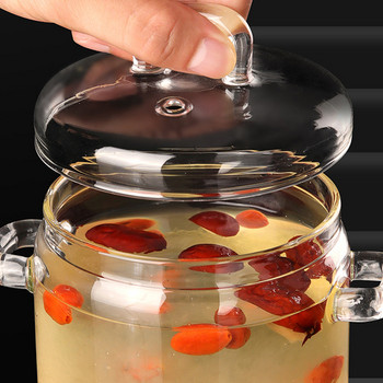 Тенджера за яхния Високотемпературна супа Винтидж стъклена прозрачна тенджера Кухня Прозрачни купи за смесване Ресторант с лук