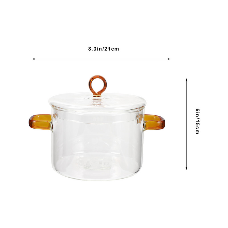 Krosnis Virtuvė Troškinys Stikliniai Puodai Virimo indų rinkinys Mažas Pieno skaidrumo Kūdikių indų rinkinys