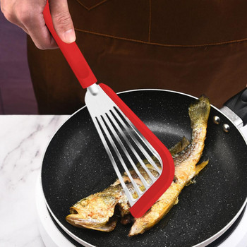 Удобен захват Екологичен кухненски инструмент за готвене Обръщаща се лопата за пържене на риба Многофункционална готварска шпатула Многофункционални кухненски принадлежности