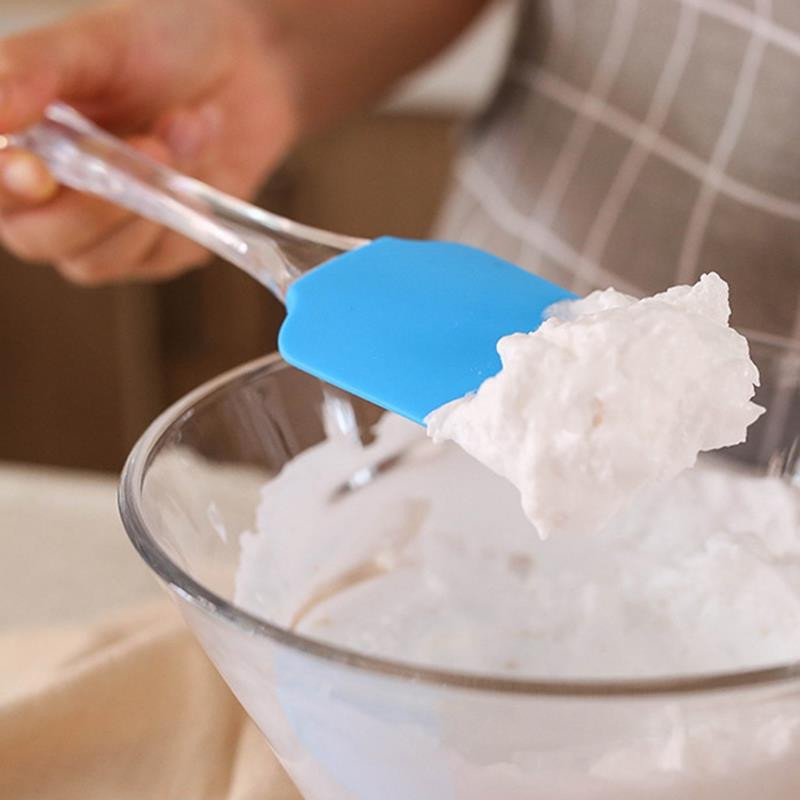 3gab Virtuve Cepšanas instrumenti silikona lāpstiņa cepšanas konditorejas izstrādājumi Noņemams skrāpis Lāpstiņa virtuves krējuma mikseris Saldējuma skrāpis