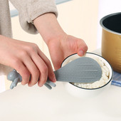 2gab 3 krāsas Radoša vāveres formas stāvoša rīsu lāpstiņa nelīpojoša karote pārtikas kvalitātes plastmasas rīsu lāpstiņa gatavošanas rīki