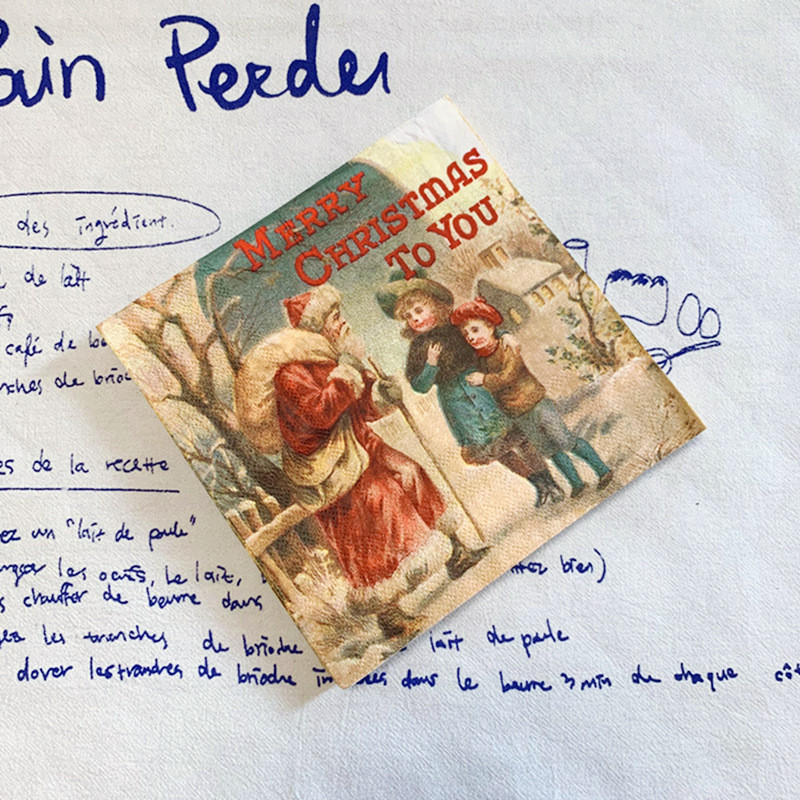 2023 Νέα 20 τεμ/τσάντα Χριστουγεννιάτικες χαρτοπετσέτες Άγιου Βασίλη Χριστουγεννιάτικα χειμωνιάτικα ντεκουπάζ σερβιέτες για χριστουγεννιάτικο πάρτι σερβίτσιο 11