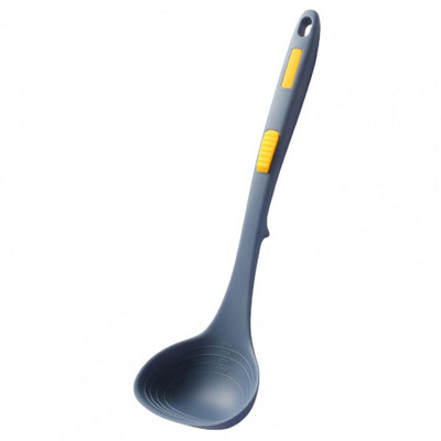 Élelmiszer-minőségű szilikon kanál hőálló, kényelmes fogantyú, kényelmes tárolási szilikon kanál forró edényhez