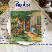 20 τεμ/τσάντα Vingtage Gardern Flowers Decoupage Χαρτοπετσέτες Φυτά Χαρτομάντηλα για πάρτι Επιτραπέζια χριστουγεννιάτικα είδη γάμου