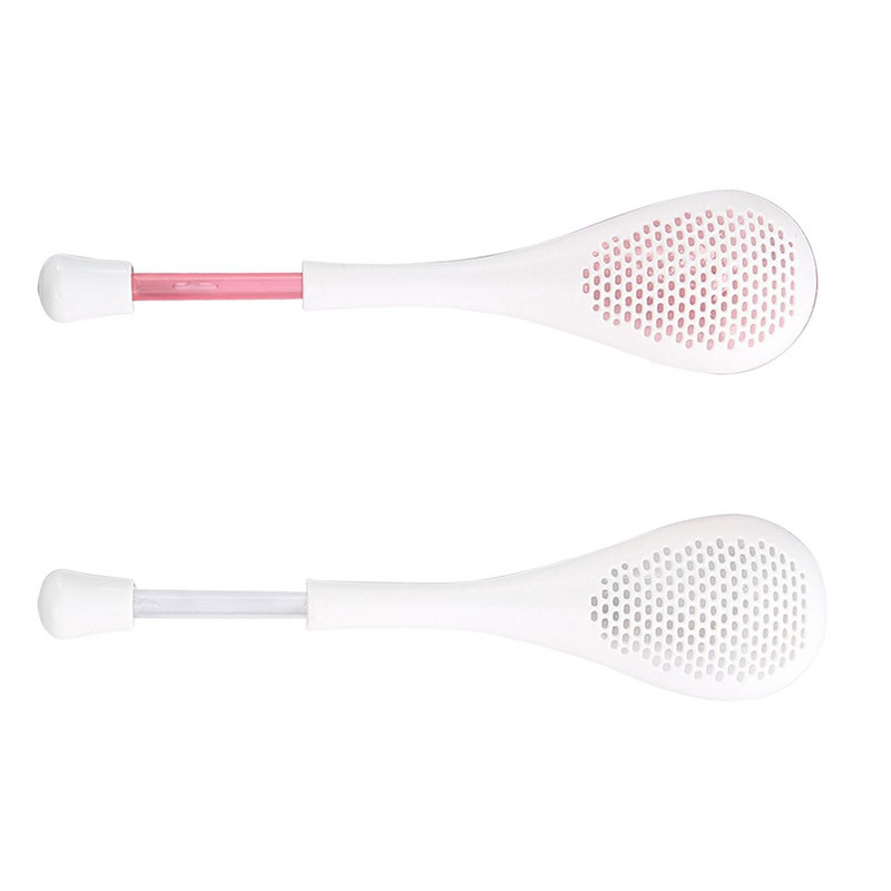 2 в 1 Филтърна лъжица Инструменти за готвене ABS разделителна подвижна мрежа Сито лъжица за печене Какаово брашно Подправки Домакински