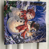 Božićne salvete papirnate elegantne maramice Božićni Djed Božićnjak dječje drvce snježni čovjek rupčić decoupage vjenčanje rođendan slatki dekor 20