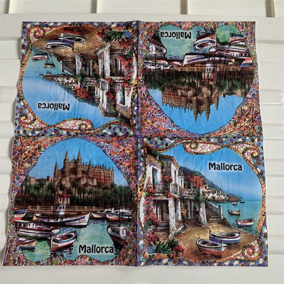 Božićne salvete papirnate elegantne maramice Božićni Djed Božićnjak dječje drvce snježni čovjek rupčić decoupage vjenčanje rođendan slatki dekor 20