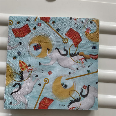 Božićne salvete papirnate elegantne maramice Božićni Djed Božićnjak dječje drvce snježni čovjek rupčić decoupage vjenčanje rođendan slatki dekor 20