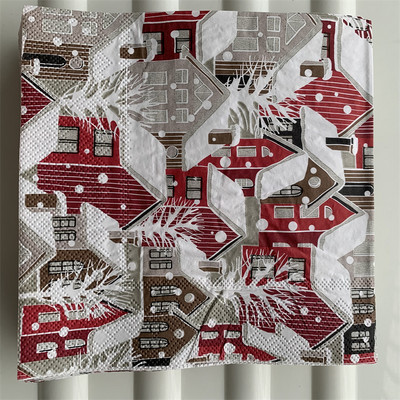 Božićne salvete papirnate elegantne maramice Božićni Djed Božićnjak dječje drvce snježni čovjek rupčić decoupage vjenčanje rođendan slatki dekor 20