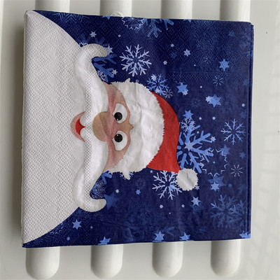Božićne salvete papirnate elegantne maramice Božićni Djed Božićnjak dječje drvce snježni čovjek rupčić decoupage vjenčanje rođendan slatki dekor 20