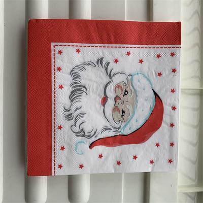 Božićne salvete papirnate elegantne maramice Božićni Djed Božićnjak dječje drvce snježni čovjek rupčić decoupage vjenčanje rođendan slatki dekor 20