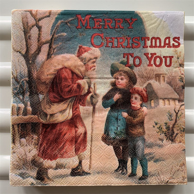 Božićne salvete papirnate elegantne maramice Božićni Djed Božićnjak dječje drvce snježni čovjek rupčić decoupage vjenčanje rođendan slatki dekor 20