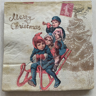 Božićne salvete papirnate elegantne maramice Božićni Djed Božićnjak dječje drvce snježni čovjek rupčić decoupage vjenčanje rođendan slatki dekor 20