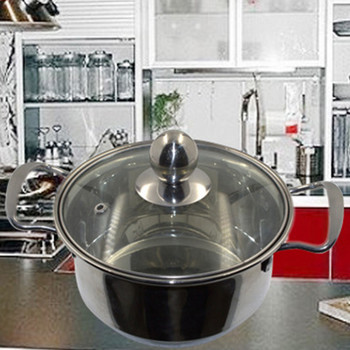 Μίνι επαγωγική κουζίνα από ανοξείδωτο ατσάλι 16cm Universal Pot with 2 Handle 2020