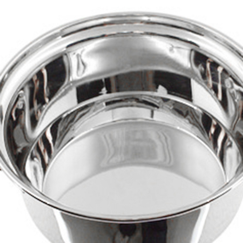 16 cm nerūsējošā tērauda mini zupas indukcijas plīts universāls katls ar 2 rokturiem, 2020