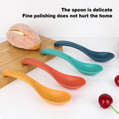 10 τεμ. Μεζούρες σούπας Άνετη λαβή Φιλική προς το περιβάλλον Ενσωματωμένες μεζούρες μαθητών Πολύχρωμες κουτάλια φαγητού σκανδιναβικού στυλ Προμήθειες σπιτιού