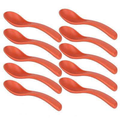 10 τεμ. Μεζούρες σούπας Άνετη λαβή Φιλική προς το περιβάλλον Ενσωματωμένες μεζούρες μαθητών Πολύχρωμες κουτάλια φαγητού σκανδιναβικού στυλ Προμήθειες σπιτιού