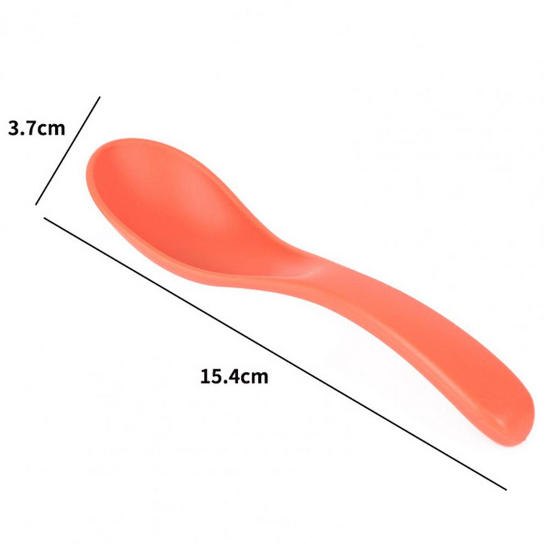 10 τεμ. Μεζούρες σούπας Άνετη λαβή Φιλική προς το περιβάλλον Ενσωματωμένες μεζούρες μαθητών Πολύχρωμες κουτάλια φαγητού σκανδιναβικού στυλ Προμήθειες σπιτιού