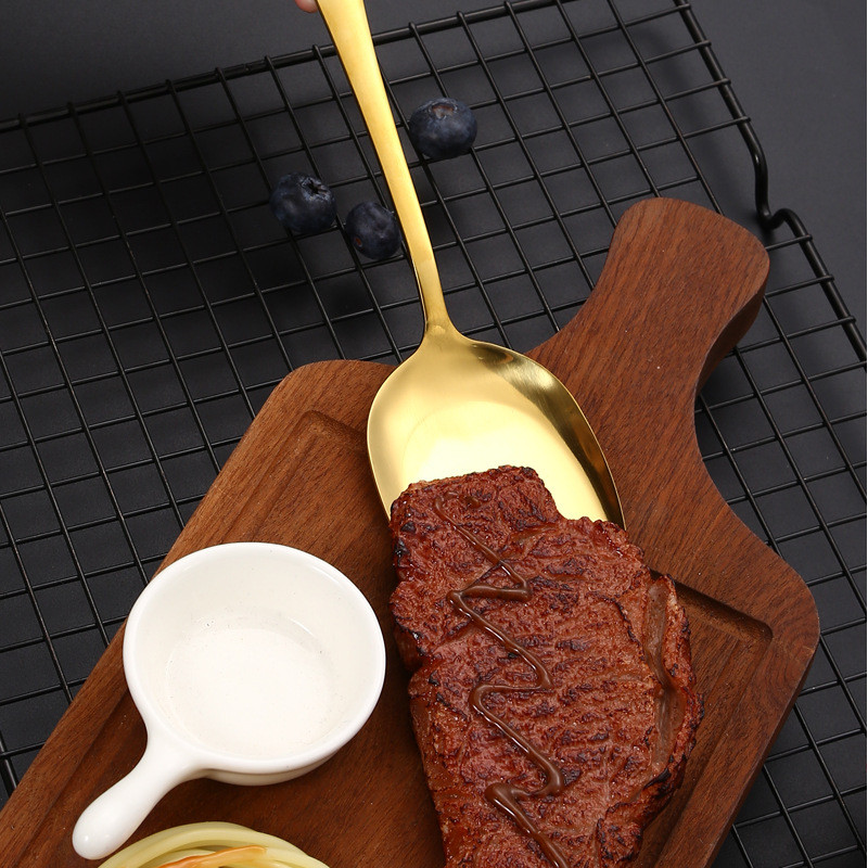 Arany ezüst, rozsdamentes acél étkészlet