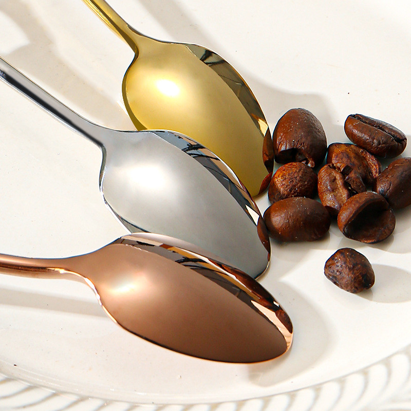 304 nerūsējošā tērauda karote ar iekarināmiem caurumiem Radoša kafijas karote garšvielu burciņa karote Daudzfunkcionālas mini maisīšanas karotes