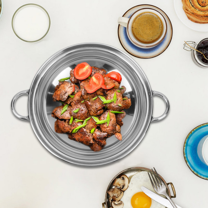 Metélt edényben főző konyhai edények rozsdamentes acél újramelegítés háztartási meleg