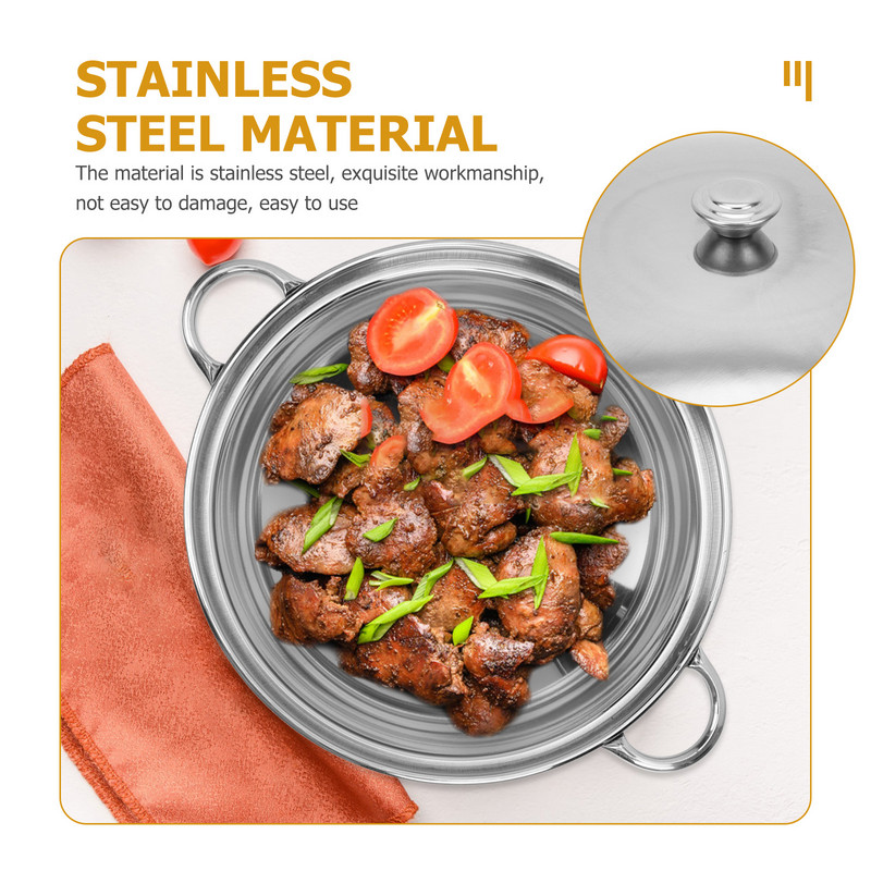 Metélt edényben főző konyhai edények rozsdamentes acél újramelegítés háztartási meleg