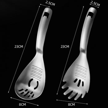 Лъжица Хранителна трошачка за джинджифил от неръждаема стомана Сепаратор за яйчен белтък Отварачка за бира Лъжица Домашни доставки