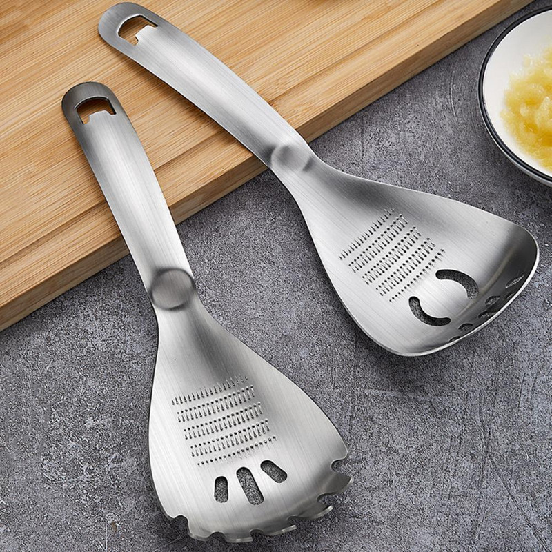 Kanál élelmiszer minőségű rozsdamentes acél gyömbér zúzó tojásfehérje elválasztó sörnyitó kanál otthoni kellék