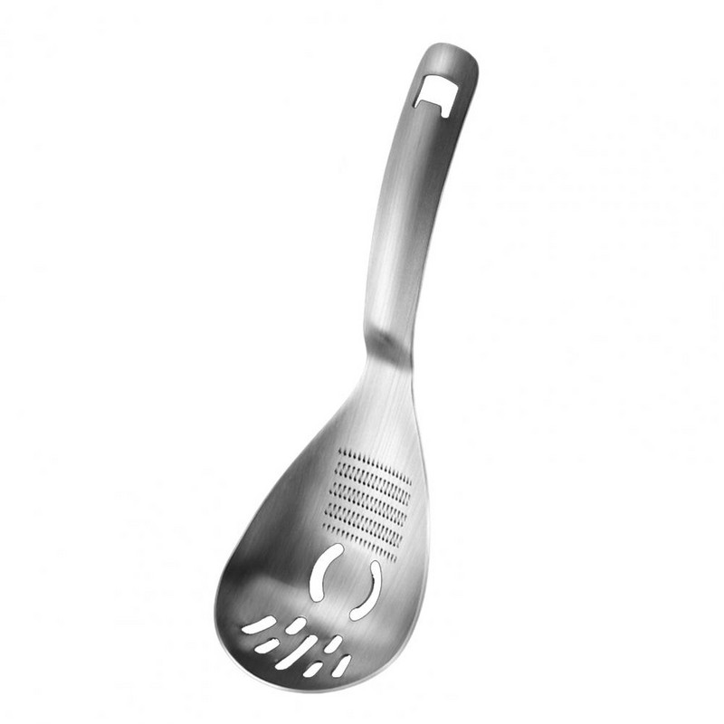 Kanál élelmiszer minőségű rozsdamentes acél gyömbér zúzó tojásfehérje elválasztó sörnyitó kanál otthoni kellék