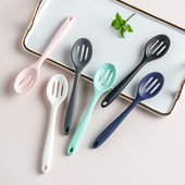 2 vnt Mini silikoniniai virtuvės reikmenys Nelipnus šaukštas kepimo reikmenys šaukštas mentele karščiui atsparus kiaušinių plakimo įrankis
