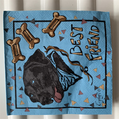 25cm mazāka vintage papīra salvete salvete jauks dzīvnieks suns kaķis zivs gaiļa eļļa amatniecības dekupāža kāzu bērnu dzimšanas dienas svinības salvetes