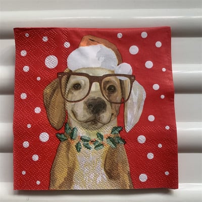 25cm mazāka vintage papīra salvete salvete jauks dzīvnieks suns kaķis zivs gaiļa eļļa amatniecības dekupāža kāzu bērnu dzimšanas dienas svinības salvetes