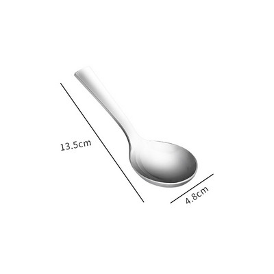 316 Nerūsējošā tērauda karote apaļas galvas zupas karotes maltīte vakariņas kauss tējkarote Mājas galda piederumi Virtuves gatavošanas piederumi