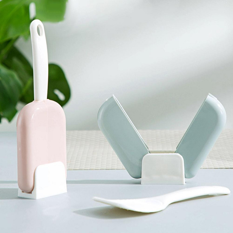 Stāvoša rīsu karote ar putekļu necaurlaidīgu noņemamu vāka kastes virtuves piederumiem