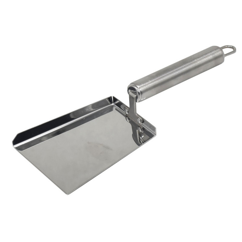 1 бр. Лопата за кошер Почистване на пчелна кутия от неръждаема стомана Скрепер за мед Почистващ препарат Пчеларска лъжичка Почистете също