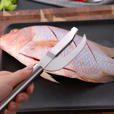 Рибни люспи от неръждаема стомана Остъргване Обезкостяване Рендета Почистване на риба Белачка Пинцети Инструменти за готвене Кухненски джаджи Аксесоари