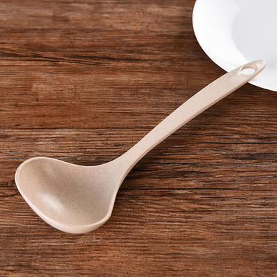 Búzaszalma szárkanál Otthoni Konyha Divat Kiegészítők Merőkanál Rizsleves Kanál Evőeszközök Étkezés Vacsora Kanál Konyhai kellékek