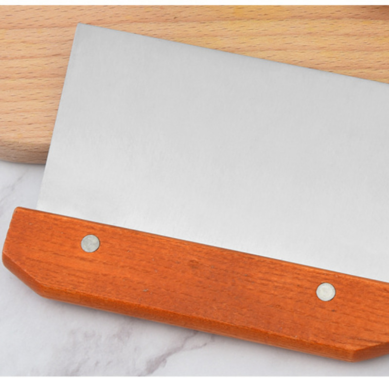 Tartós rozsdamentes acél pizza tészta Fondant kaparó vágó torta sütés tészta Spatulák Vágók Kemény konyhai szerszám tartozékok