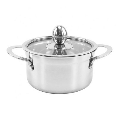 Oală de supă îngroșată fierbinte din oțel inoxidabil Oala de lapte Oala de supă Tigaie de bucătărie Boiler pentru supă Stoc de gătit Oale cu gaz de inducție Boiler Vase de gătit Oală